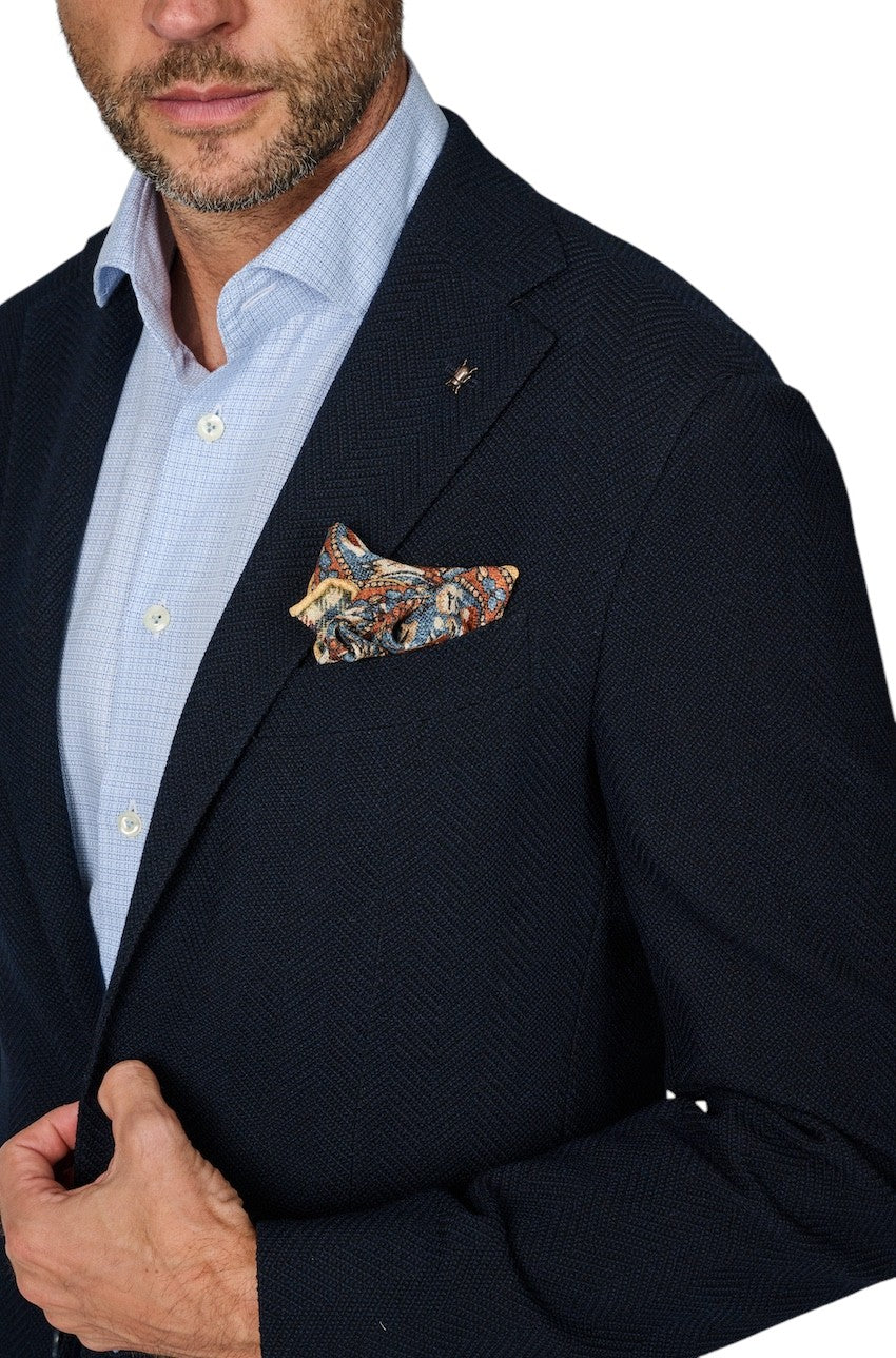 Cc Collection Corneliani vest heren donker blauw 26XZ23-2666513-001