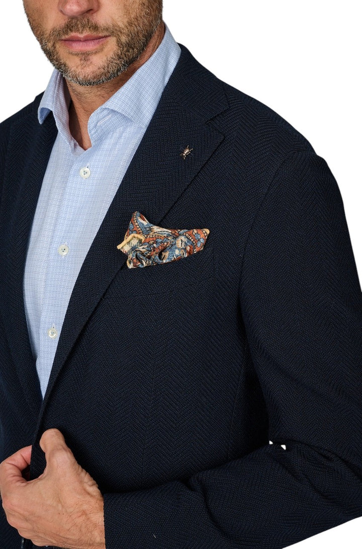 Cc Collection Corneliani vest heren donker blauw 26XZ23-2666513-001