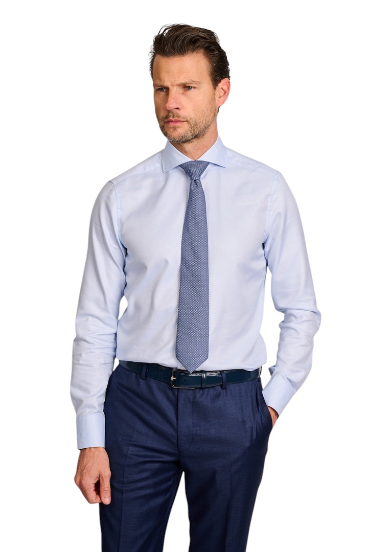 Corneliani corbata azul oscuro de caballero