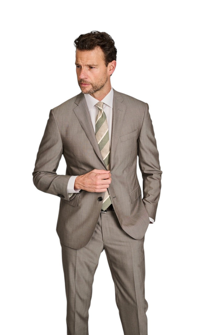 Corneliani kostuum heren licht bruin 277222-2718414-034