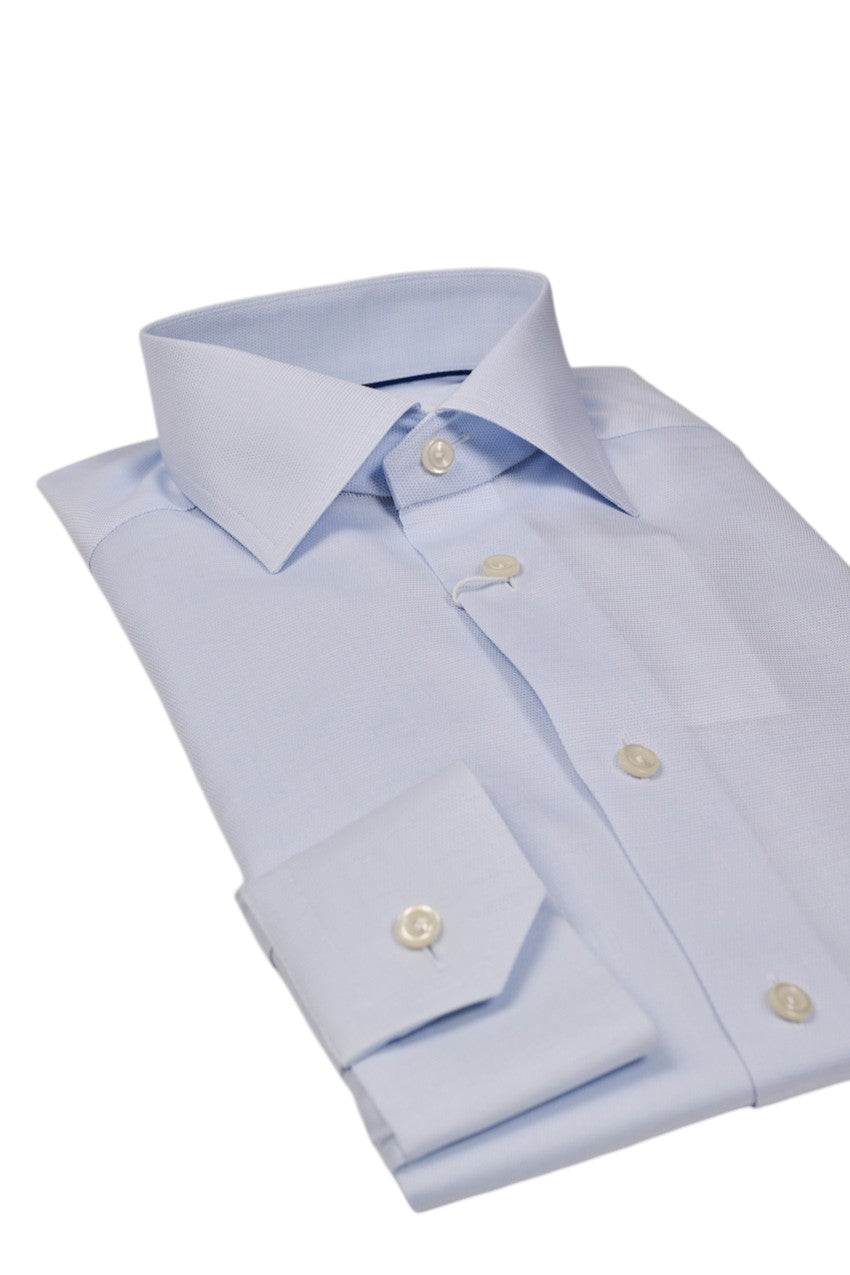 Eton hemd lange mouwen heren licht blauw Slim 10001504222