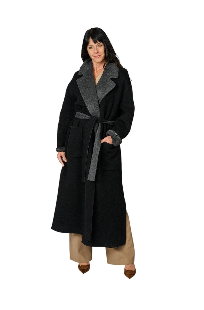 Fabiana Filippi mantel jas dames zwart CTD225F680D906 825