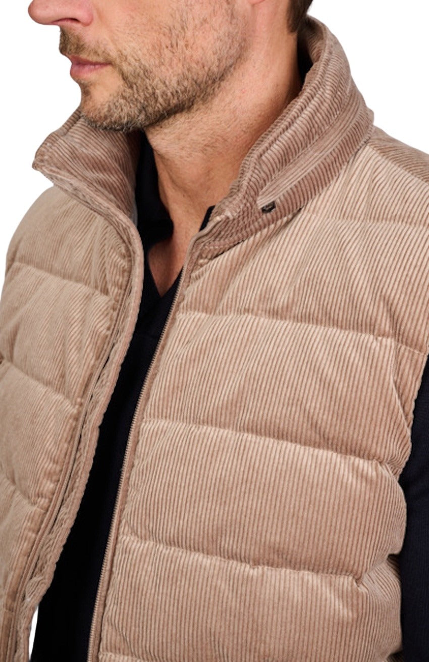 Fradi bodywarmer heren beige