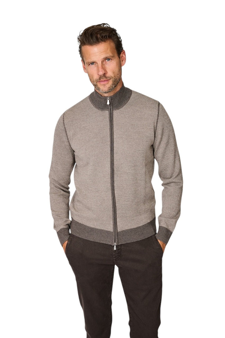 Gran Sasso Uomini gilet da uomo marrone