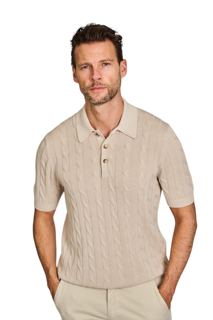 Gran Sasso Hommes polo homme sable