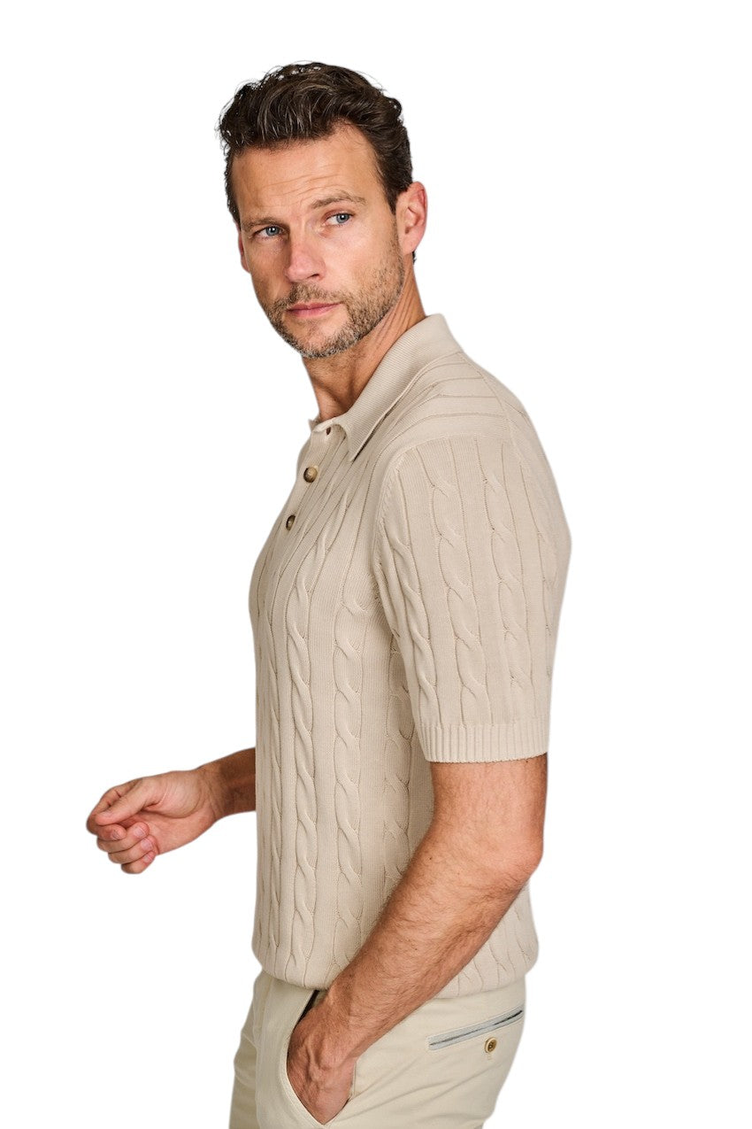 Gran Sasso Hommes polo homme sable