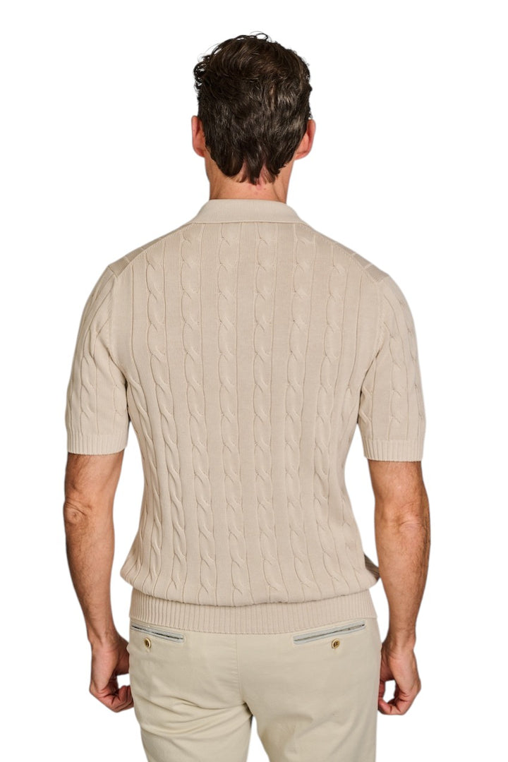 Gran Sasso Hommes polo homme sable