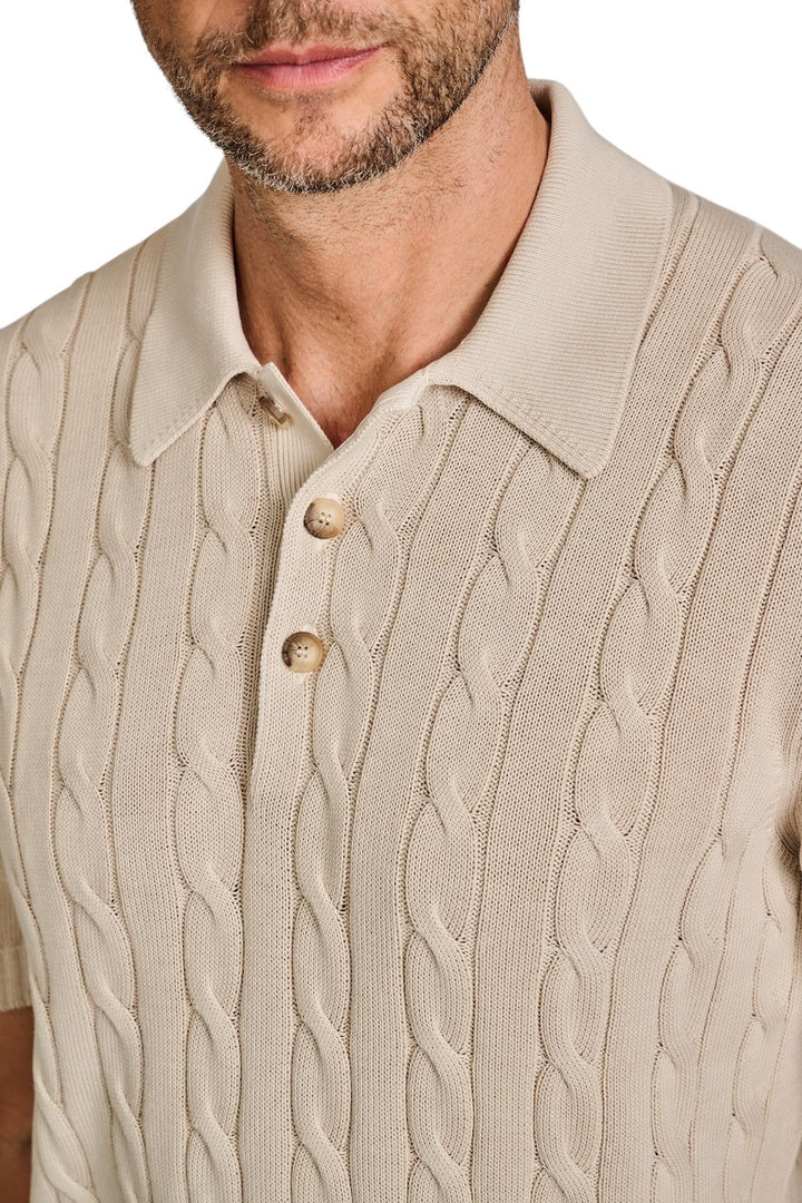 Gran Sasso Hommes polo homme sable