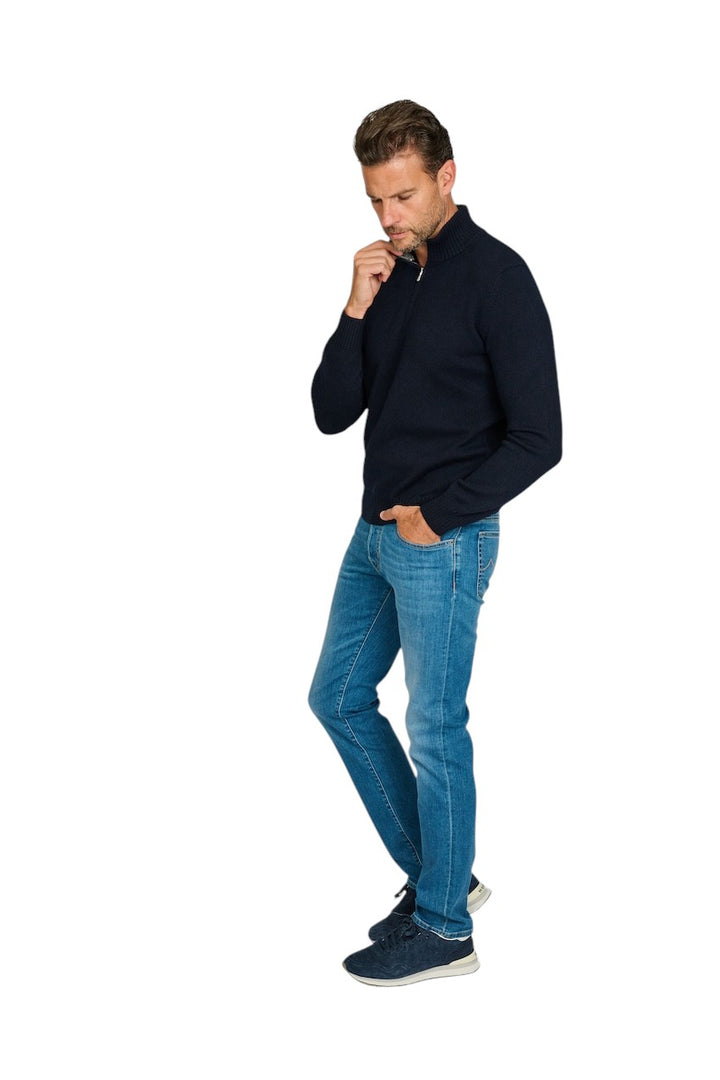 Gran Sasso Men pull trui heren donker blauw 23125 19621 598
