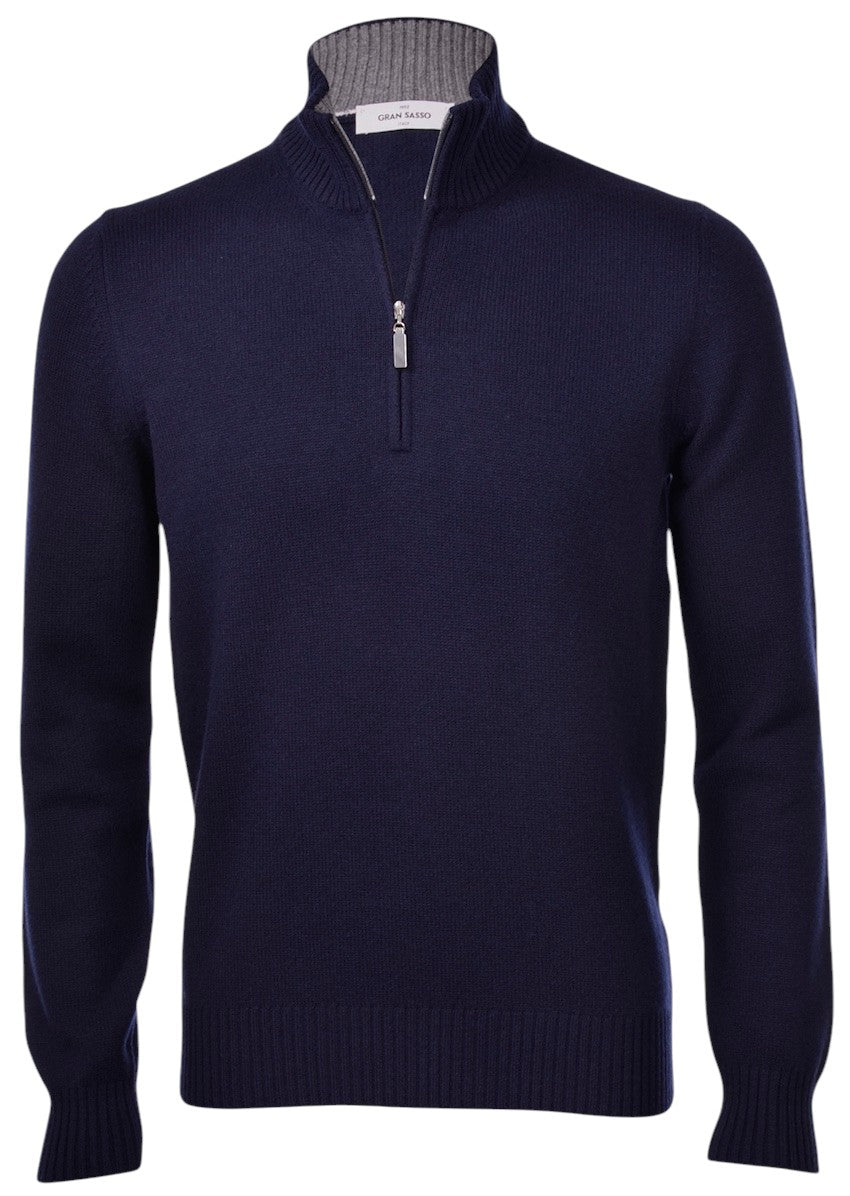 Gran Sasso Men pull trui heren donker blauw 23125 19621 598