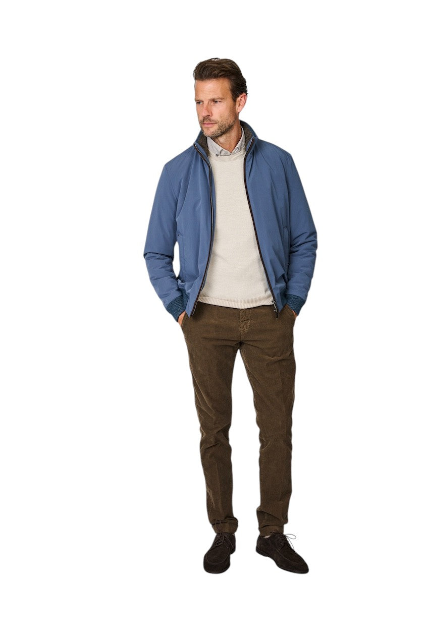 Gran Sasso Uomini maglione con collo a V girocollo da uomo beige