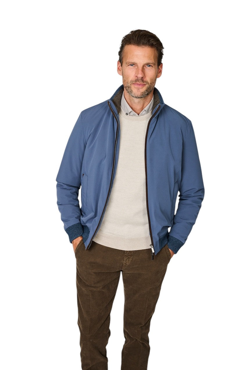 Gran Sasso Uomini maglione con collo a V girocollo da uomo beige
