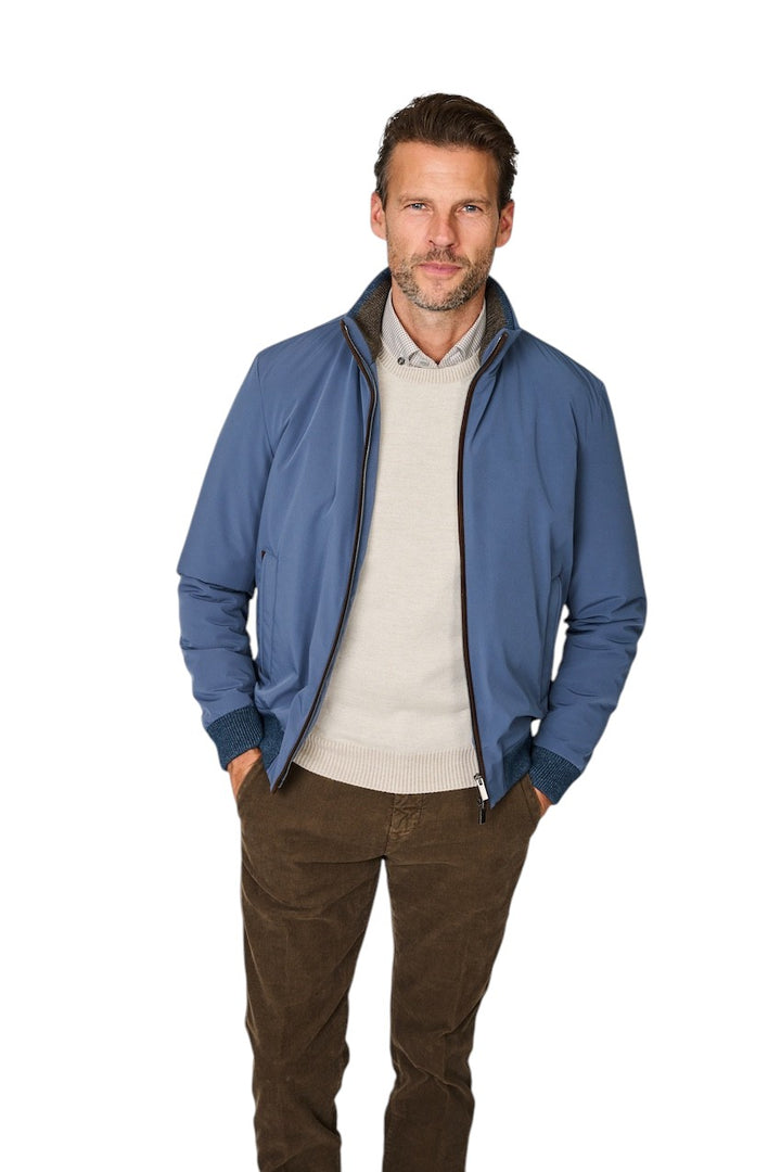 Gran Sasso Uomini maglione con collo a V girocollo da uomo beige