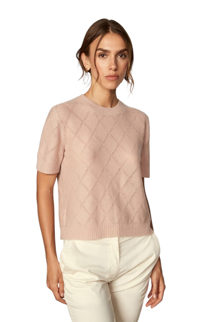 Gran Sasso Femmes pull-over col rond femme rose