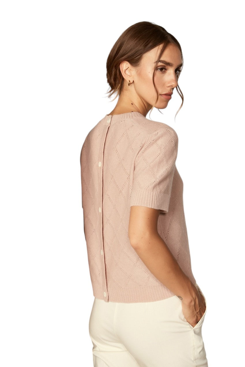 Gran Sasso Femmes pull-over col rond femme rose