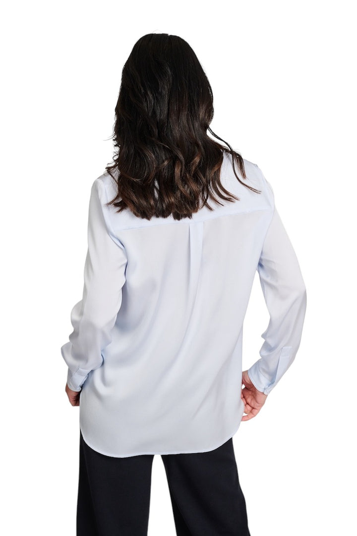 Hemisphere blouse lange mouwen dames licht blauw 2616HEMA-5 5225