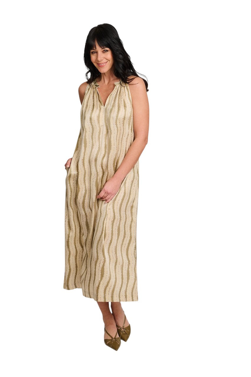 Hemisphere kleedje dames khaki 261FASSI-6 26AA