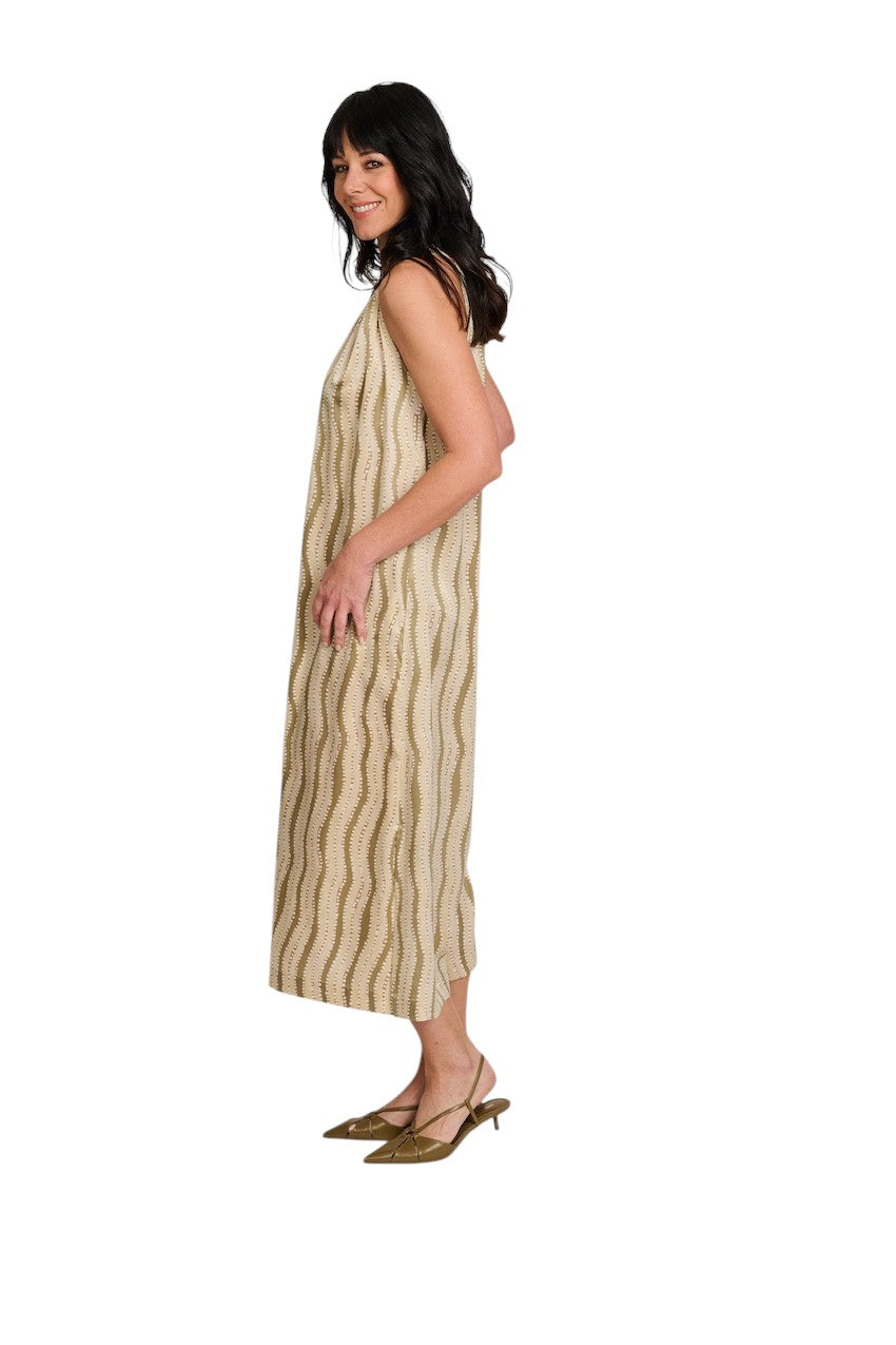 Hemisphere kleedje dames khaki 261FASSI-6 26AA