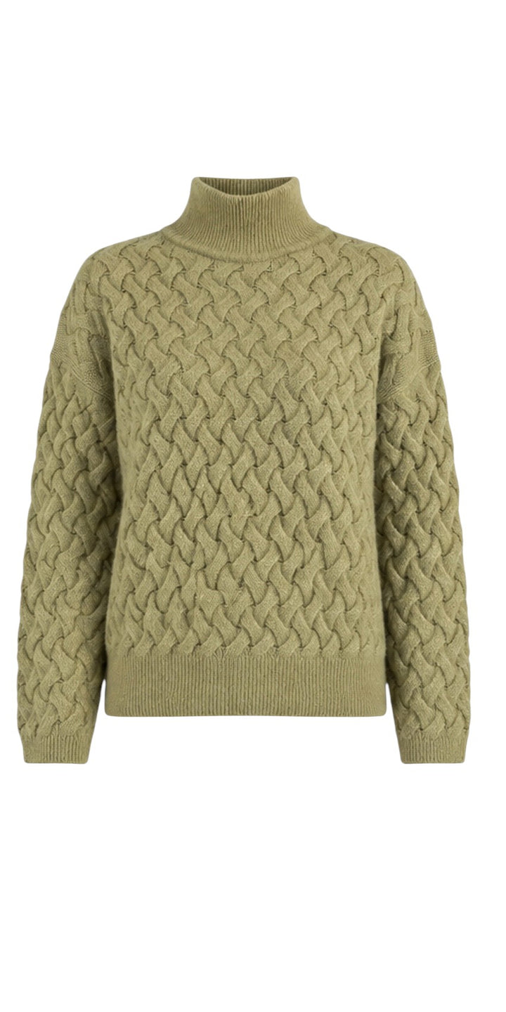 Hemisphere pull trui dames groen 262C5010-17 6128