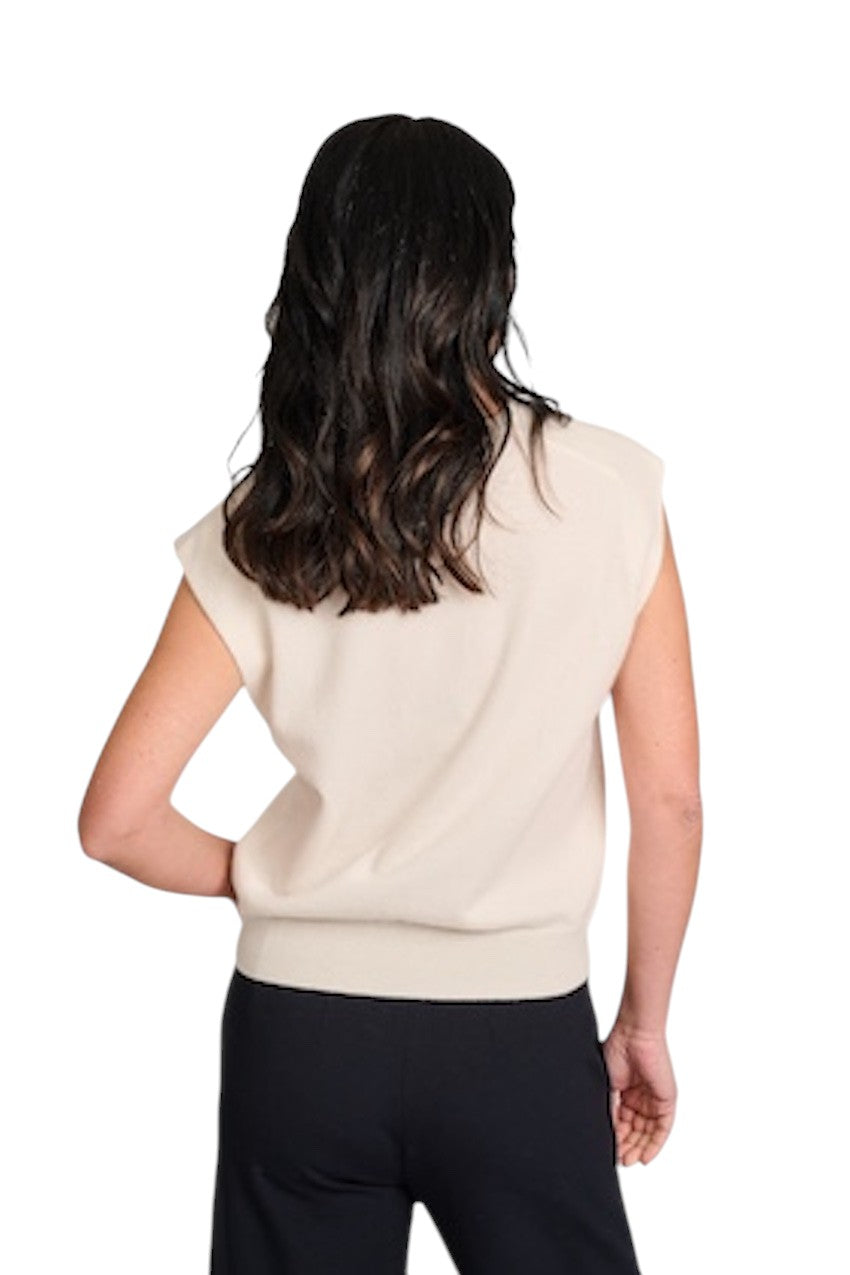 Hemisphere pull trui ronde hals dames beige 2611316-4 7380