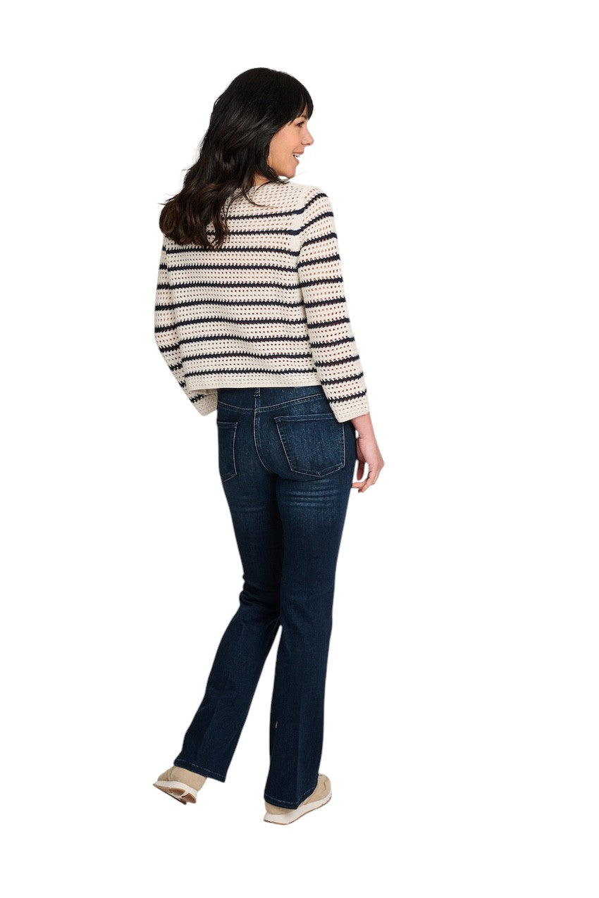 Hemisphere pull trui ronde hals dames marine 2610406FST-4 ST1