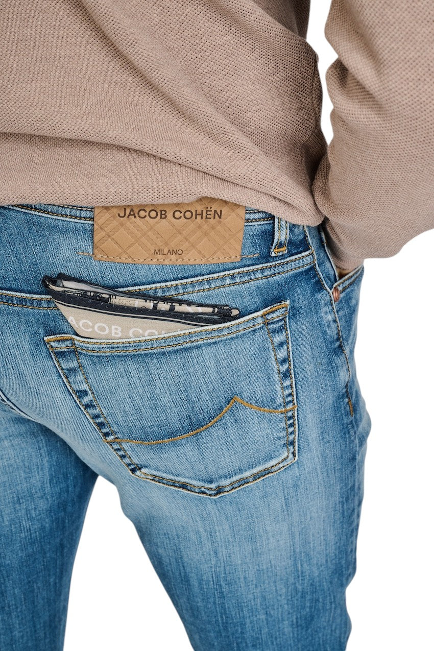 Jacob Cohen Men jeans heren licht blauw zipper Bard fast - vintage slim fit JUM_QE009055S3623V1 200D