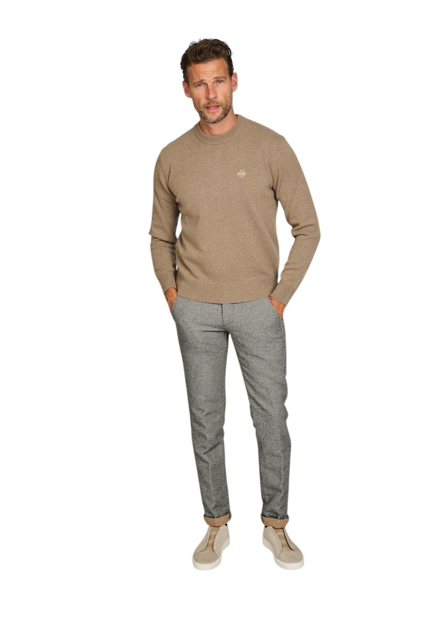 Jacob Cohen Men pull trui heren camel JUM_SG021 001