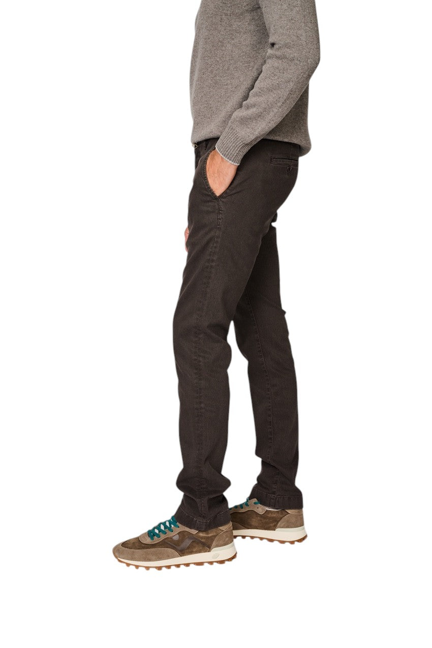 Jacob Cohen Men sportieve broek heren bruin slim fit Bobby JUM_P00001 001 S4216 F44