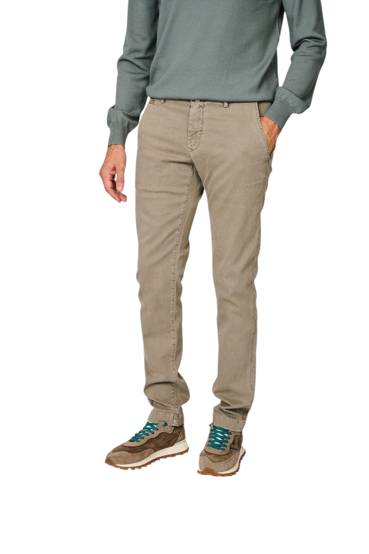 Jacob Cohen Men sportieve broek heren grijs Slim Fit Bobby JUM-P0001 001 S4216 B75
