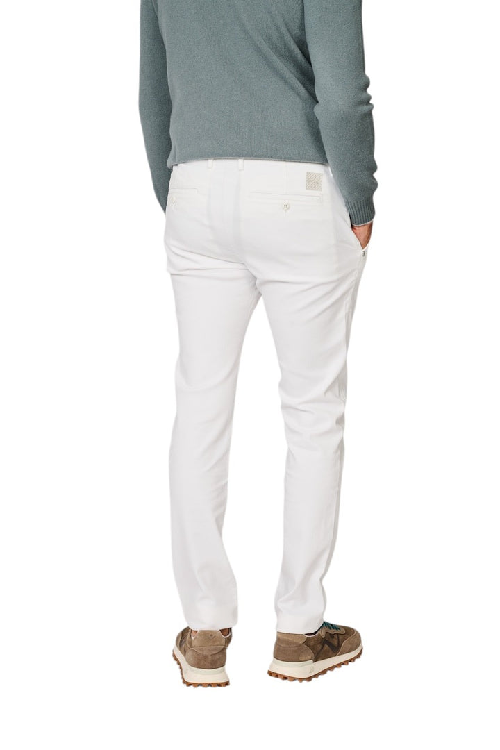 Jacob Cohen Men sportieve broek heren wit Slim Fit Bobby JUM_P0001 001 S4216 A00