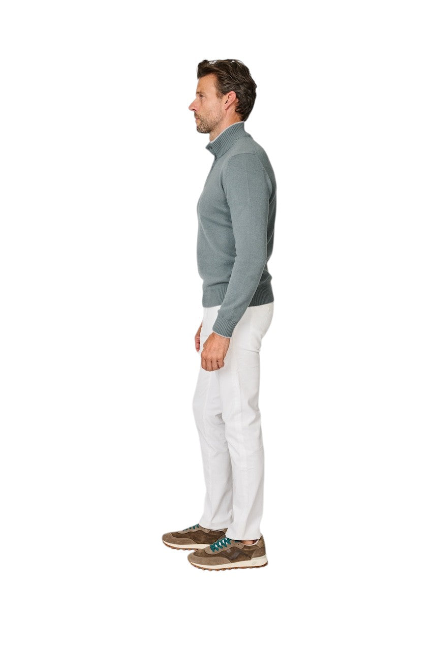 Jacob Cohen Men sportieve broek heren wit Slim Fit Bobby JUM_P0001 001 S4216 A00