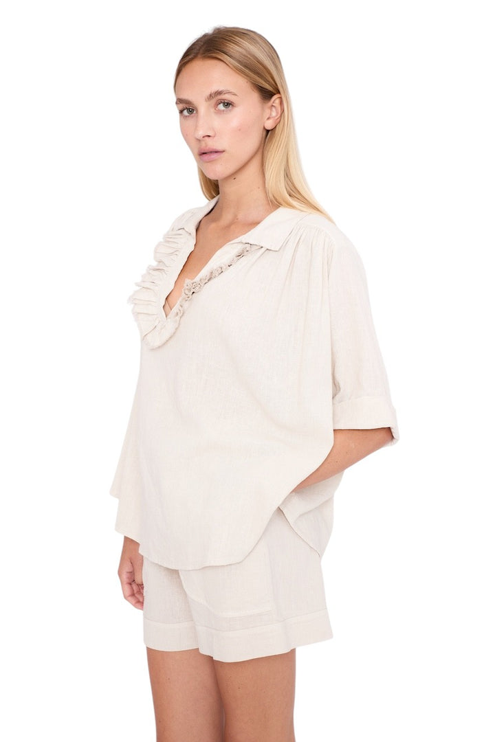 Jeff blouse dames beige Vanille 62