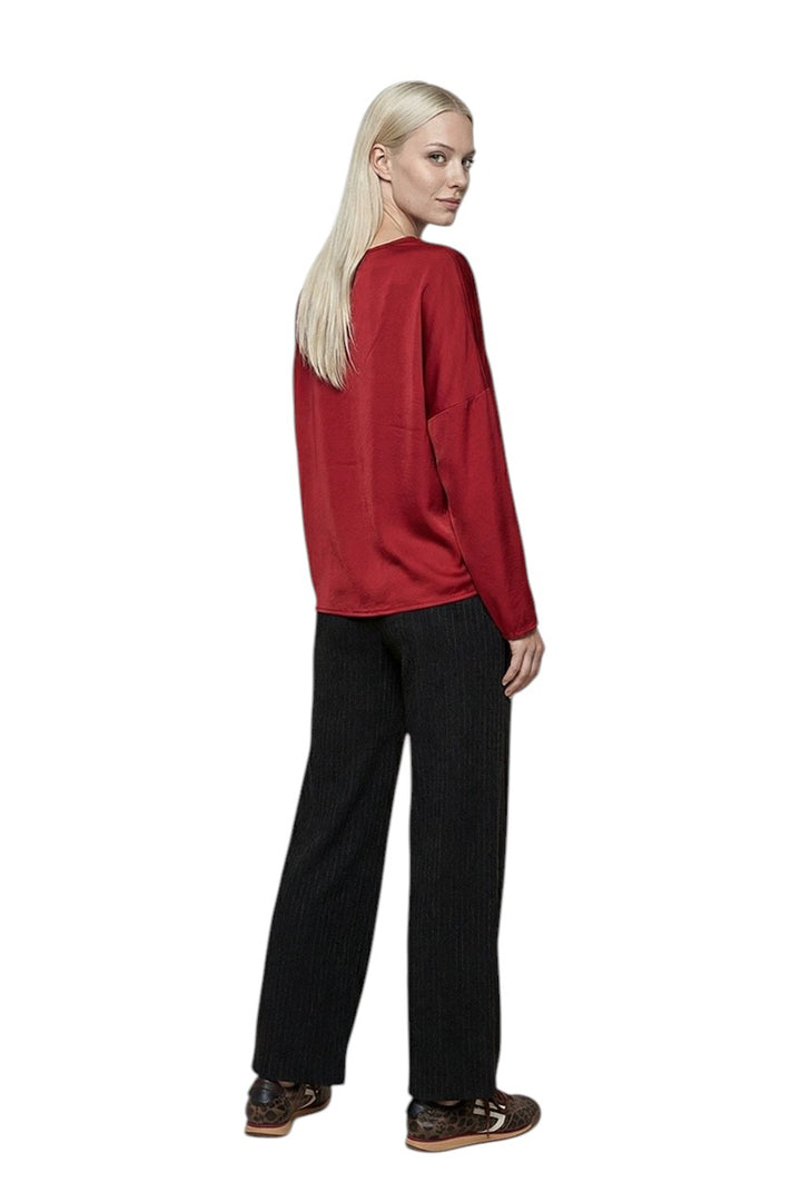 Jeff blouse dames donker rood Rosie