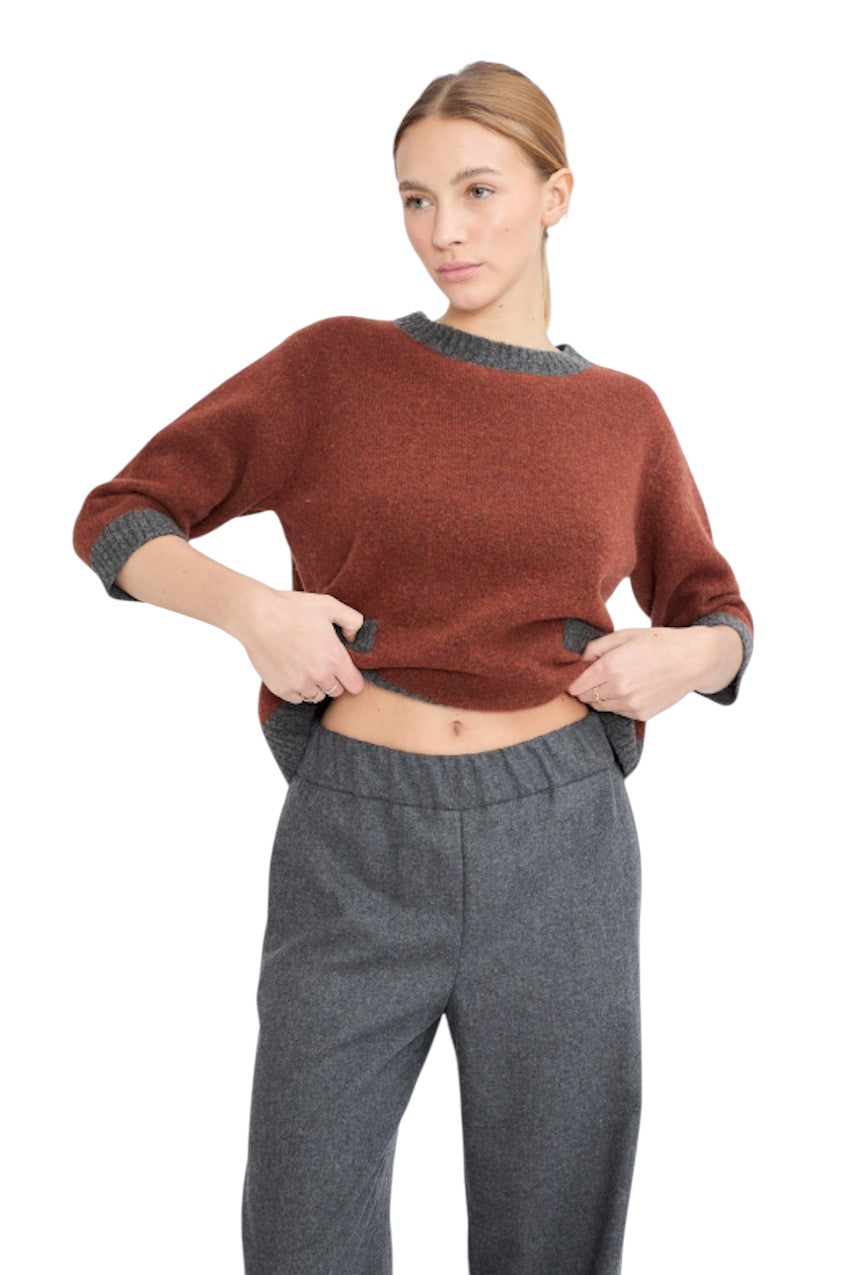 Jeff broek dames anthraciet RITZ FLANNEL