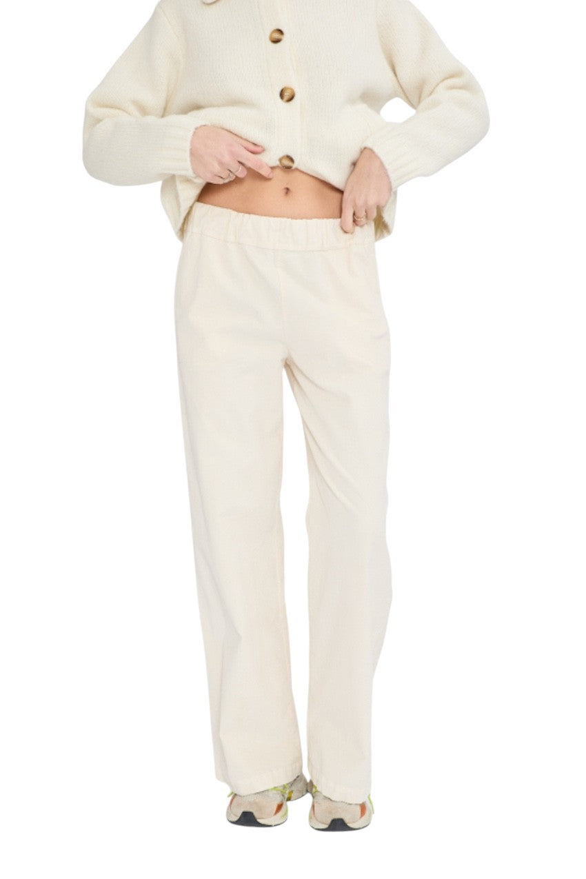 Jeff broek dames ecru RITZ VELVET