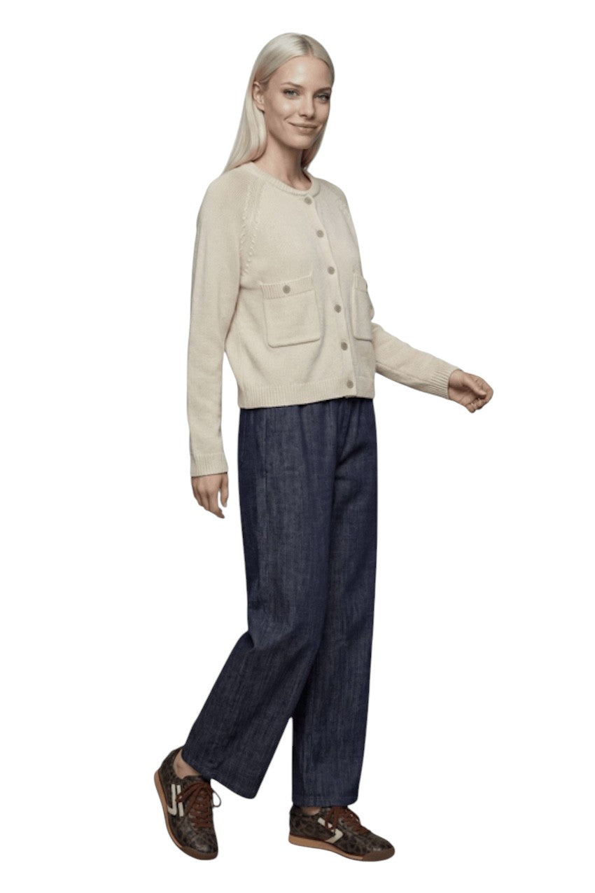 Jeff gilet dames beige Lea