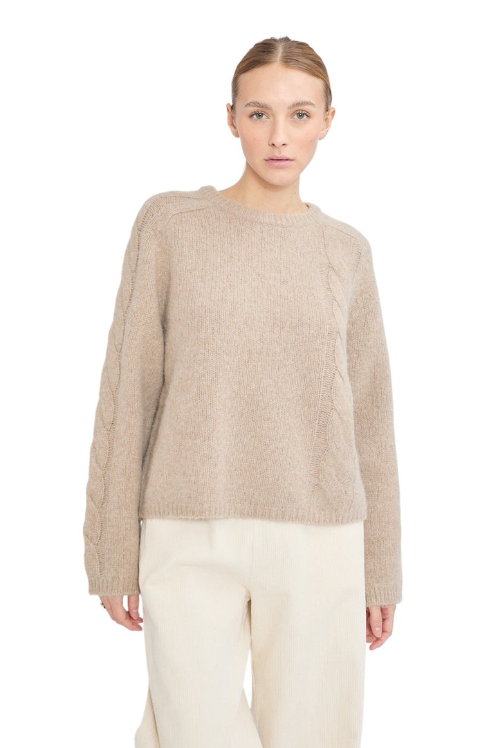 Jeff pull trui dames beige LUNA