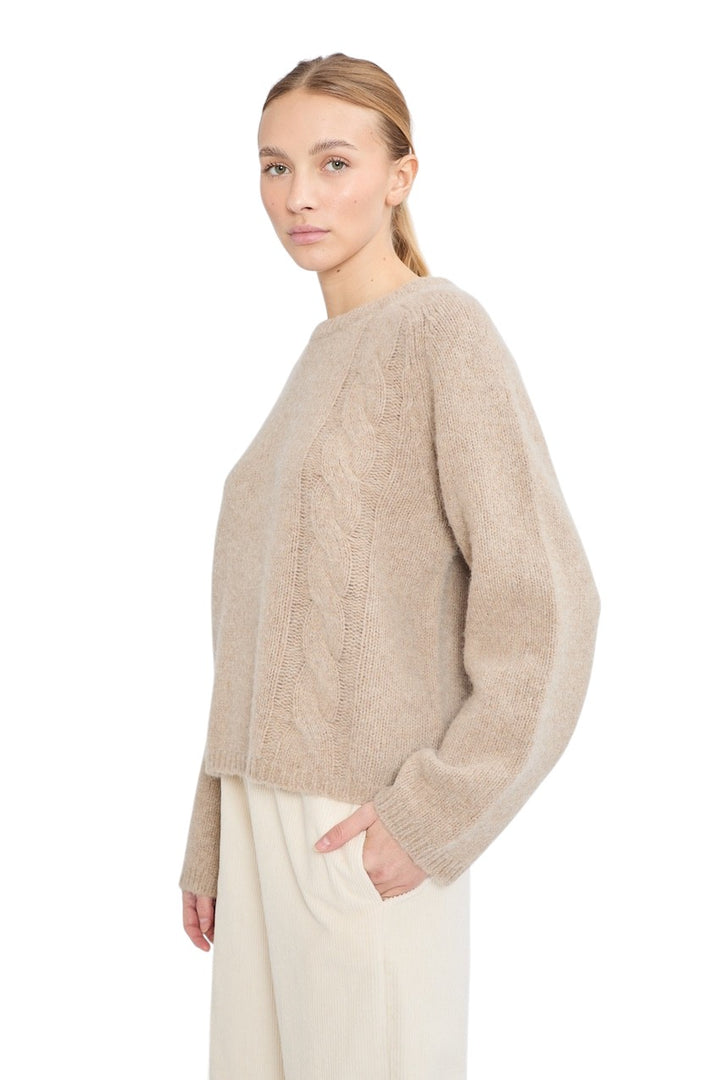 Jeff pull trui dames beige LUNA
