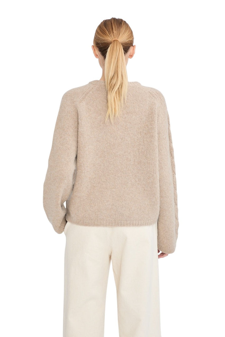 Jeff pull trui dames beige LUNA