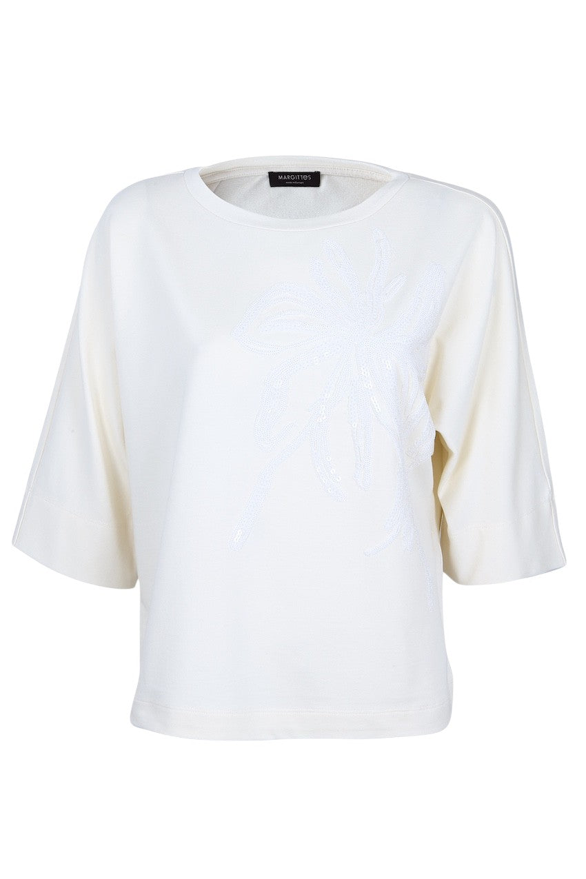 Margittes sweater dames ecru