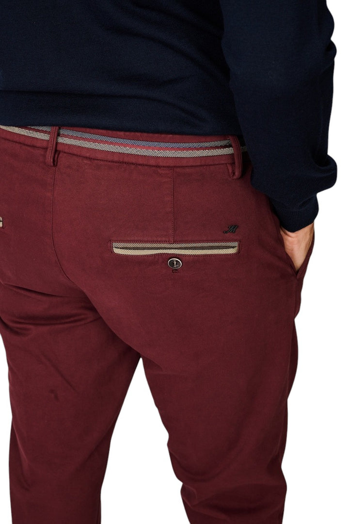 Mason'S Men sportieve broek heren bordeaux Torino Elegance 9PN2R4593N1MBE070342