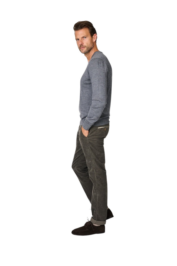 Mason'S Men sportieve broek heren donker bruin Torino Winter 9PN2R3073N6VBE014738