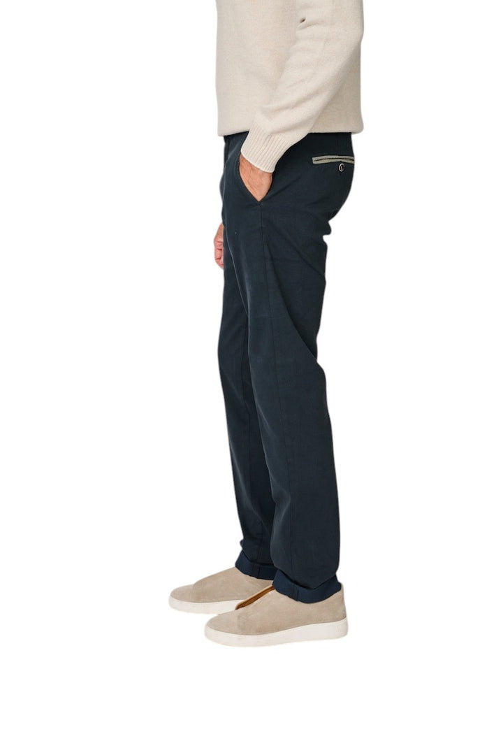 Mason'S Männer Sportliche Herrenhose in Marineblau, Torino Elegance