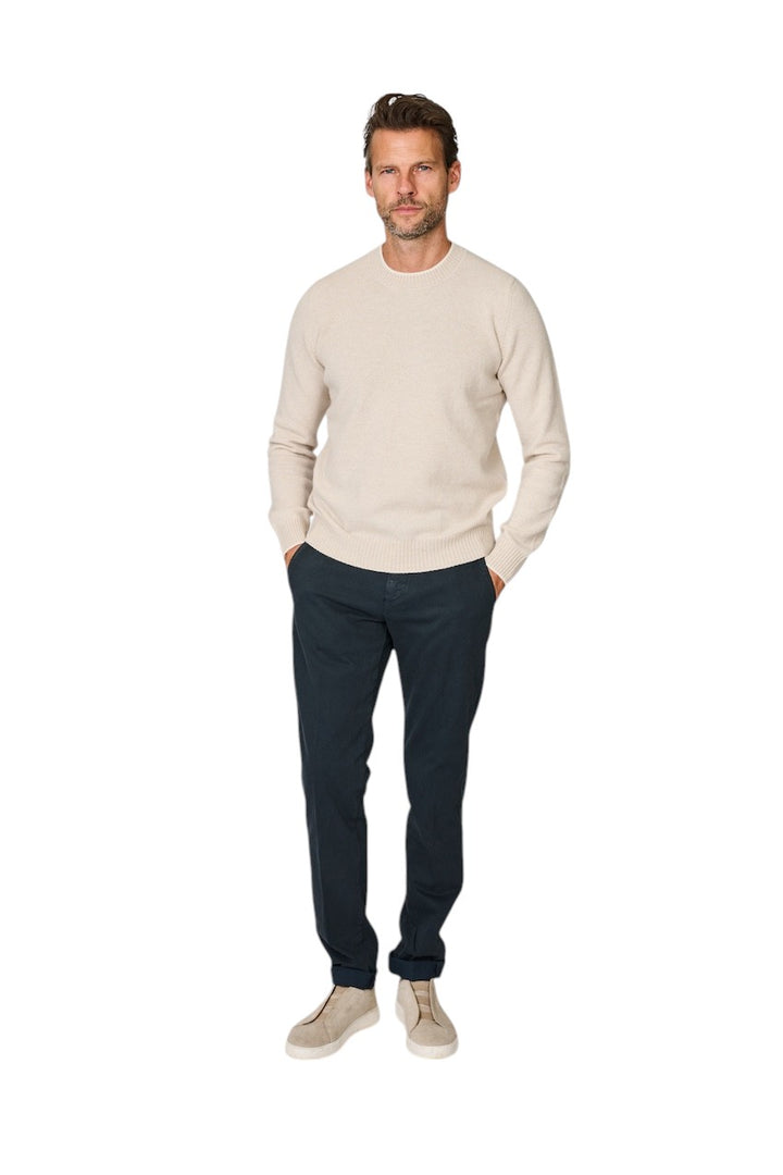 Mason'S Männer Sportliche Herrenhose in Marineblau, Torino Elegance