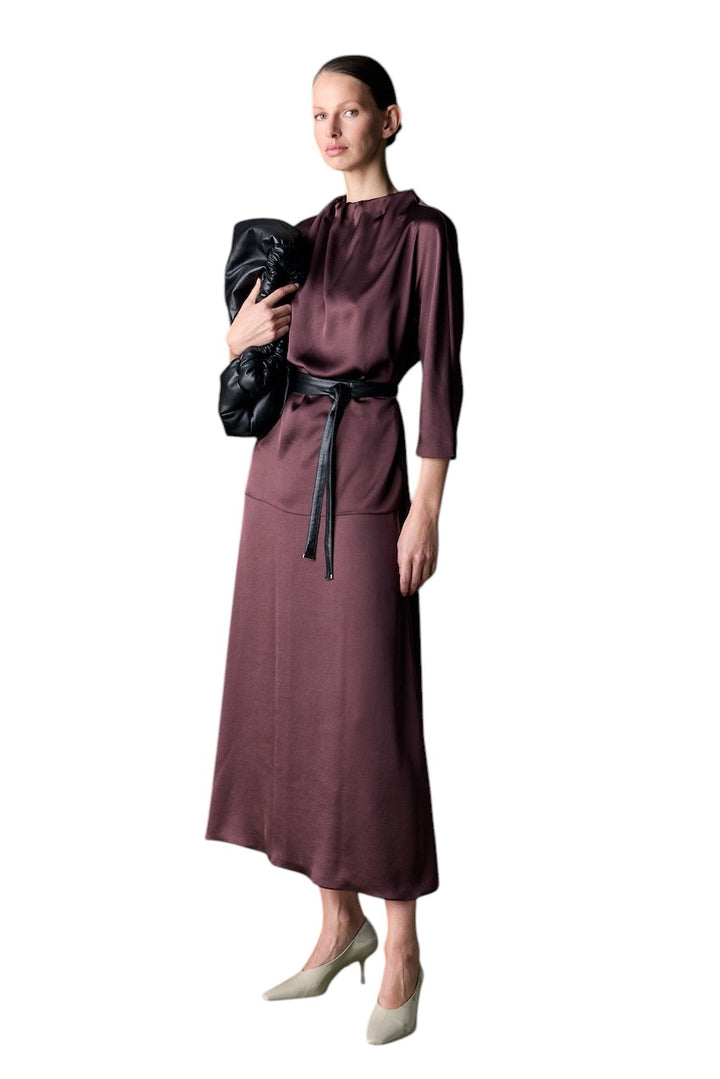 Natan Collection blouse dames aubergine FEROLA-JTBT02 210