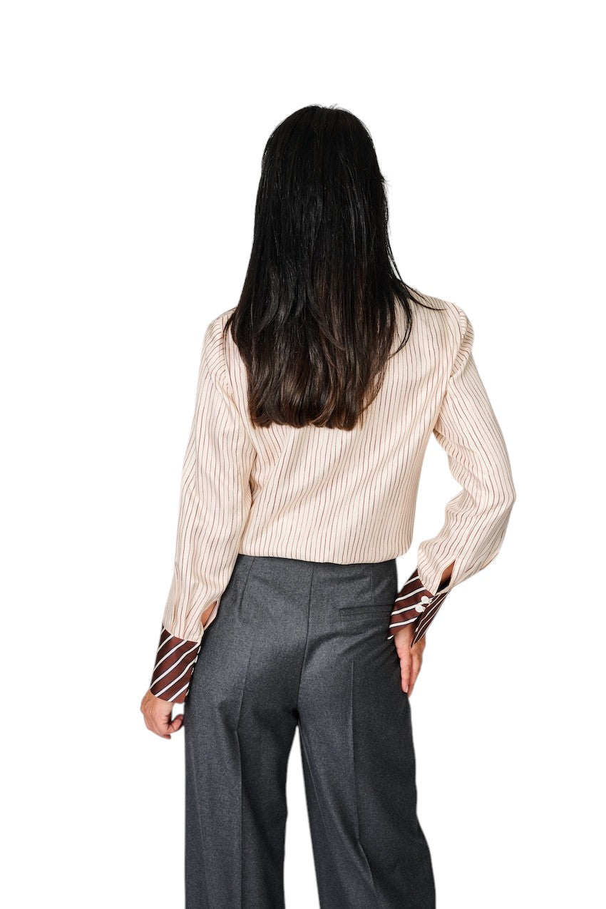 Natan Collection blouse dames ecru FORCE-N3CS06 102