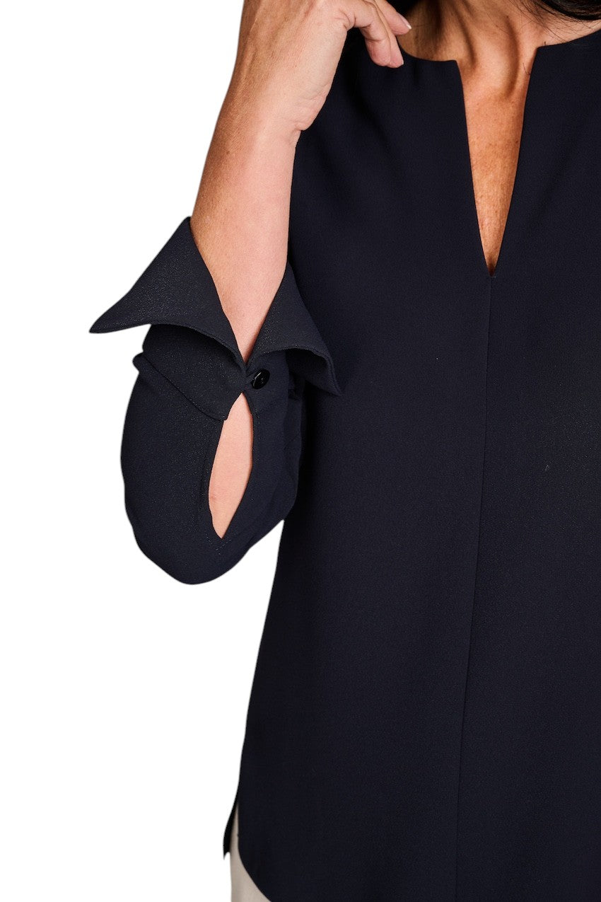 Natan Collection blouse dames marine ENORA-N6NJ03-140