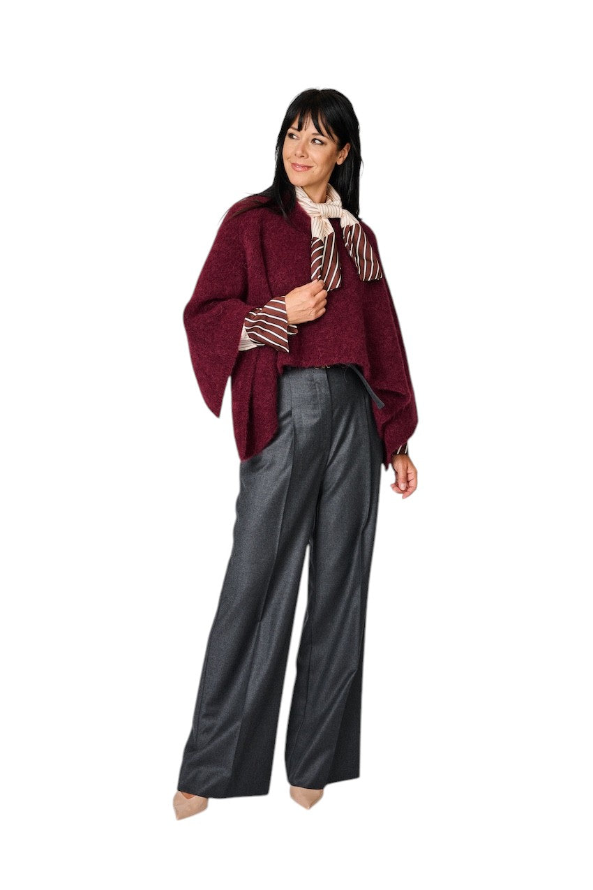 Natan Collection cape dames bordeaux OXANA-ALPAMIX 123