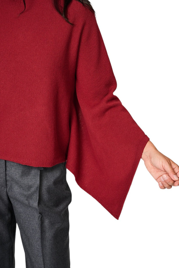 Natan Collection cape dames rood ORY-WOOL 271