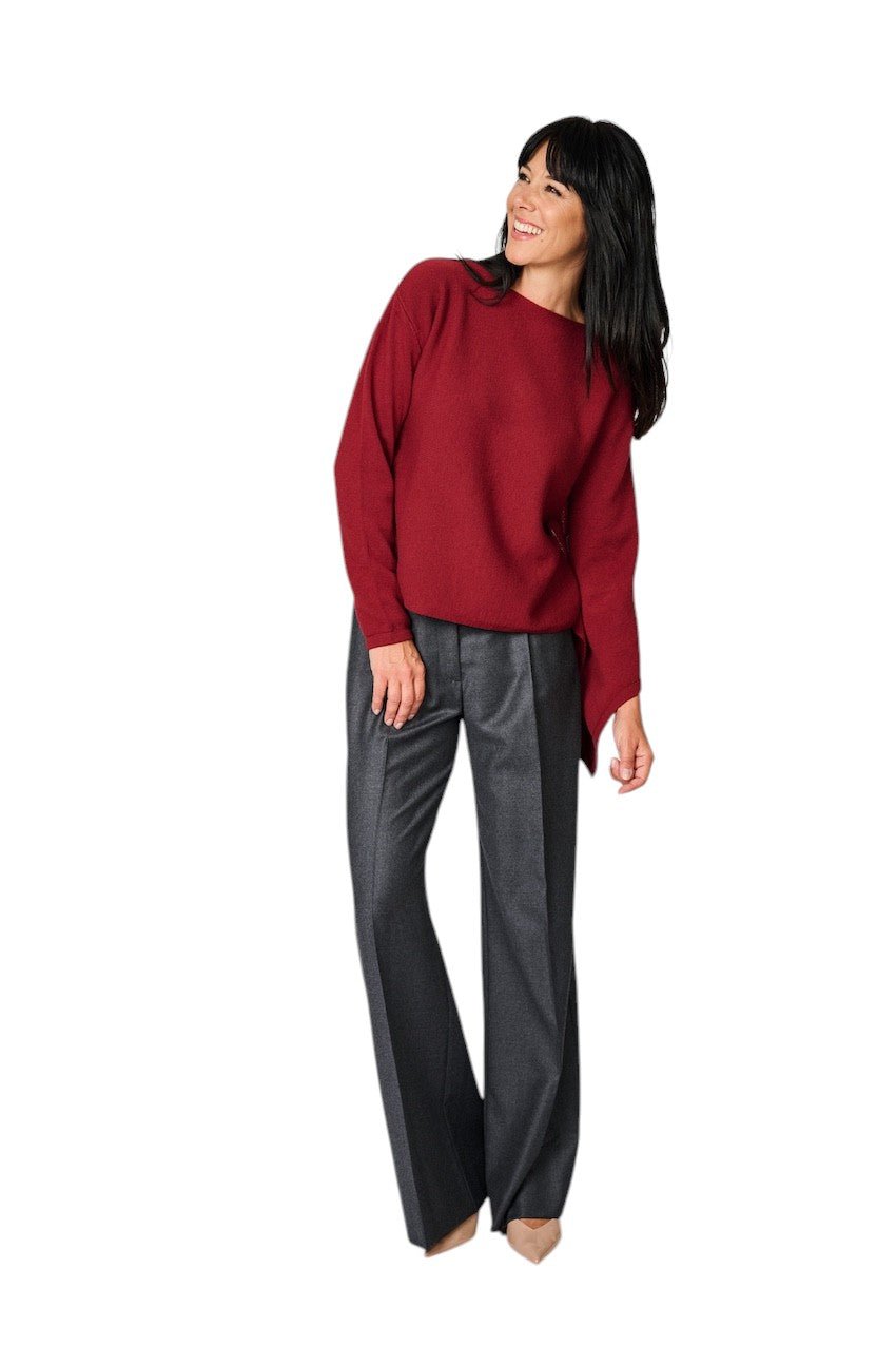 Natan Collection cape dames rood ORY-WOOL 271